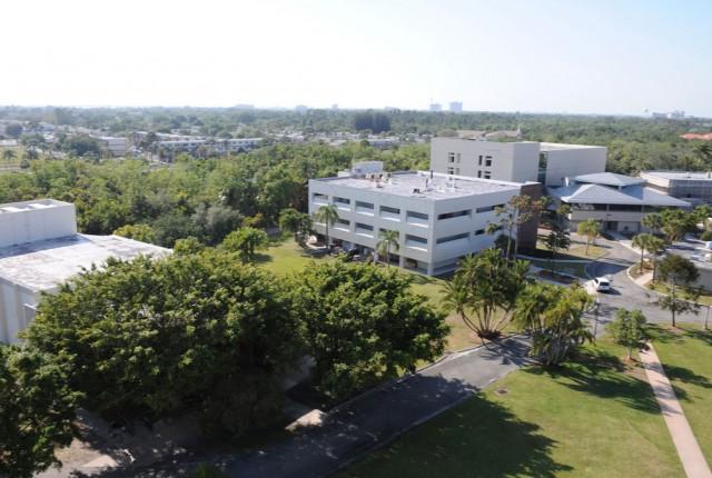 Aerial view of Florida Tech campus